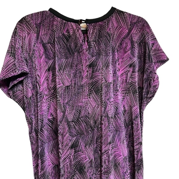 Shift Dress Purple , Black  Bohemian - Picture 8 of 13